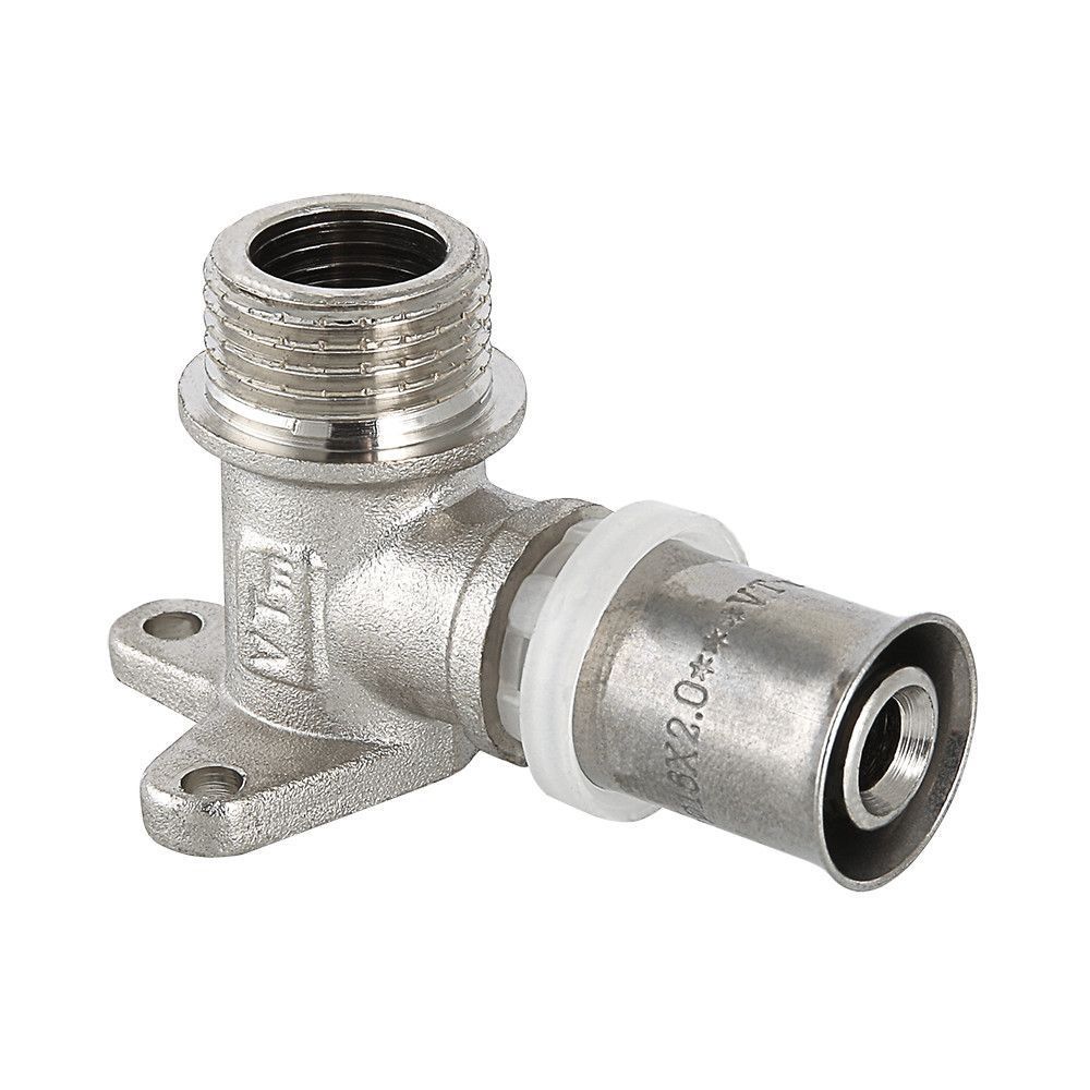 пресс водорозетка для металлопластиковой трубы DN 16 х 1|2" НР., Valtec