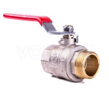 кран шаровый для воды DN 25 ВН.-НР., рычаг, Valtec