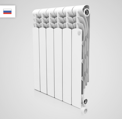 радиатор алюминиевый Revolution (500/ 80) -12 секц., Royal Thermo Rus, белый