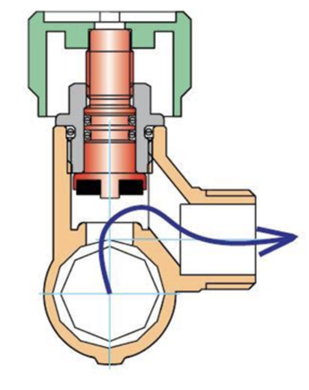 Коллектор с регулирующими вентилями 3/4" х 2 вых. х 1/2", (на подающий водопровод), Valtec