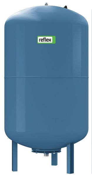 Расширительный бак для горячей воды 50 л., Reflex DE, синий, Германия, напольный, 10|4 бар, 70|70°C