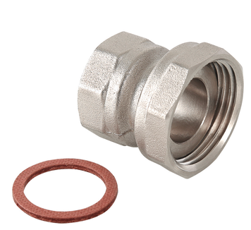 полусгон с накидной гайкой и внутренней резьбой DN 20 x 15 , Valtec, никель