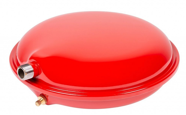 расширительный бак для отопления 6 л., Джилекс F (плоского типа), красный, 03 бар, 110|70°C, 3/4"