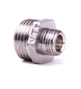 ниппель с резьбой переходной DN 15 x 10 НР.-НР., Valtec, никель
