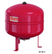 расширительный бак для отопления 50 л., Valtec VT.F.R, красный, 06 бар, 110|70°C, 3/4"