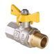 кран шаровый для газа DN 15 ВН.-НР., бабочка, Valtec
