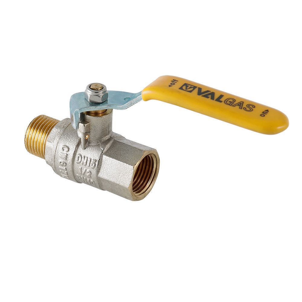 кран шаровый для газа DN 15 ВН.-НР., рычаг, Valtec