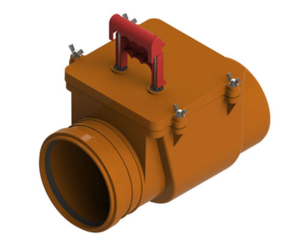 клапан обратный для наружней канализации DN 160 мм. 4,0 мм. , Татполимер, ТП-85.160