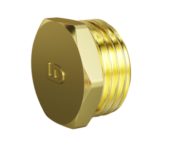 заглушка с резьбой DN 20 НР., LD, латунь