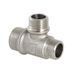 тройник с резьбой DN 20 x 20 х 15 НР.-НР.-НР., Valtec, никель