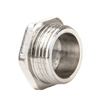 заглушка с резьбой DN 20 НР., Valtec, никель