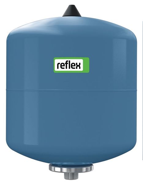Расширительный бак для горячей воды 08 л., Reflex DE, синий, Германия, настенный, 10|4 бар, 70|70°C