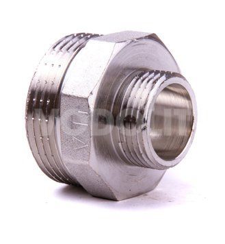 ниппель с резьбой переходной DN 32 x 20 НР.-НР., Valtec, никель