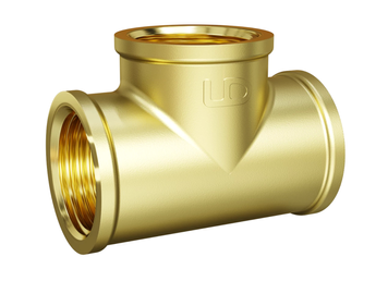 тройник с резьбой DN 25 , LD, латунь