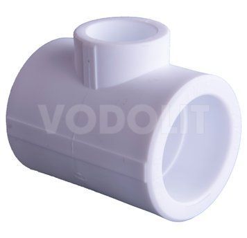 тройник для пластиковых труб DN 50 х 32 х 50 , Valfex, полипропилен