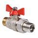 кран шаровый для воды DN 20 с полусгоном (прямой) НР.-НР., бабочка, Valtec