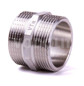 ниппель с резьбой DN 40 НР.-НР., Valtec, никель