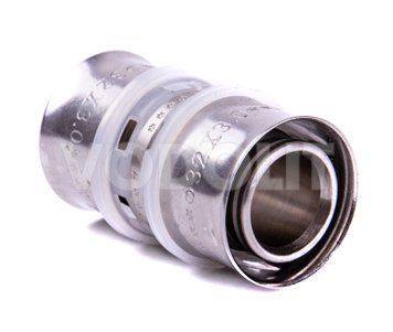пресс муфта для металлопластиковой трубы DN 32 х 32 , Valtec