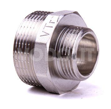 ниппель с резьбой переходной DN 40 x 25 НР.-НР., Valtec, никель