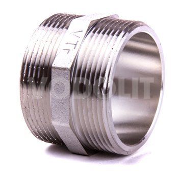 ниппель с резьбой DN 50 НР.-НР., Valtec, никель