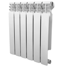 радиатор алюминиевый Logano (350/100) - 1 секц., UNO, белый