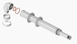 Труба + отвод (комплект) для коаксиальных систем 60|100 мм., Krats, 1000 мм.