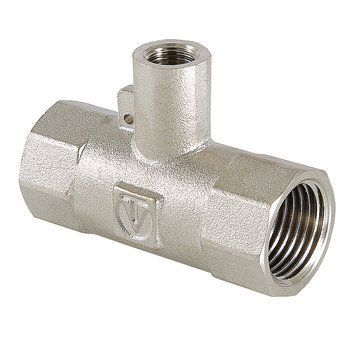 тройник под датчик теплосчетчика DN 20 х М10 х 20 , Valtec, никель