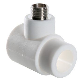 тройник коллекторный для пластиковых труб DN 40 х 1/2" НР. , Valtec, полипропилен
